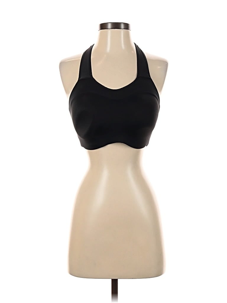 Pre-owned Nike Tank Top Black Halter Neckline Tops
