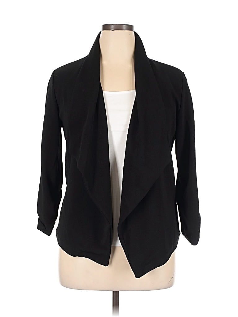 Pre-owned Doublju Cardigan Sweater In Black