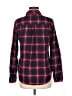 Hollister Plaid Red Long Sleeve Button-Down Shirt Size M - photo 2