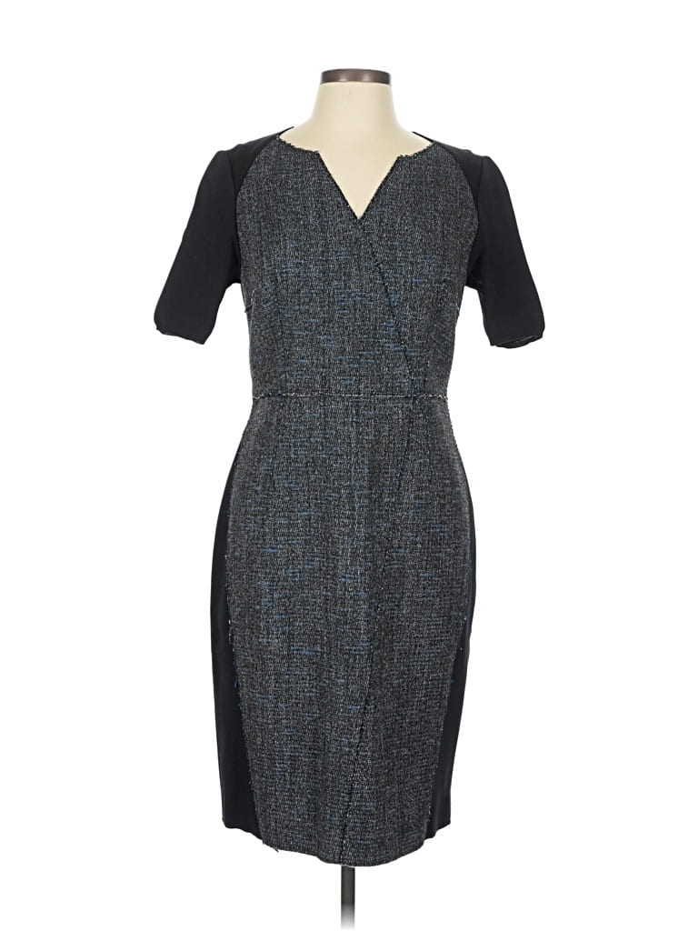 Pre-owned Elie Tahari Cocktail Dress In Gray