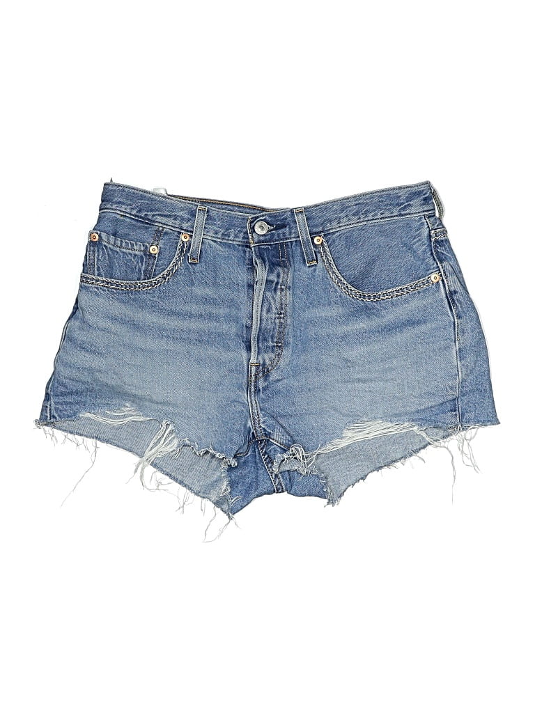 Pre-owned Levi's Denim Shorts In Blue