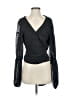 Club Monaco 100% Polyester Black Long Sleeve Blouse Size XS - photo 1