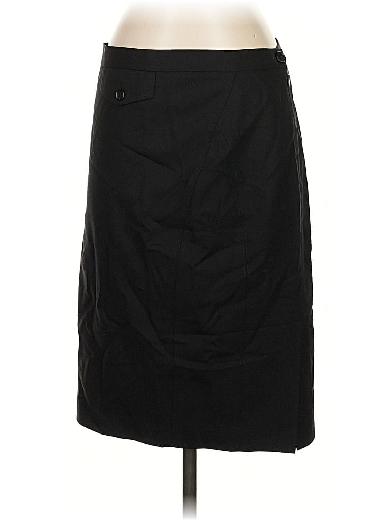 Pre-owned Bcbgmaxazria Wool Skirt In Black