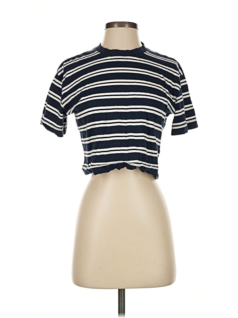 Pre-owned Everlane Short Sleeve Turtleneck In White