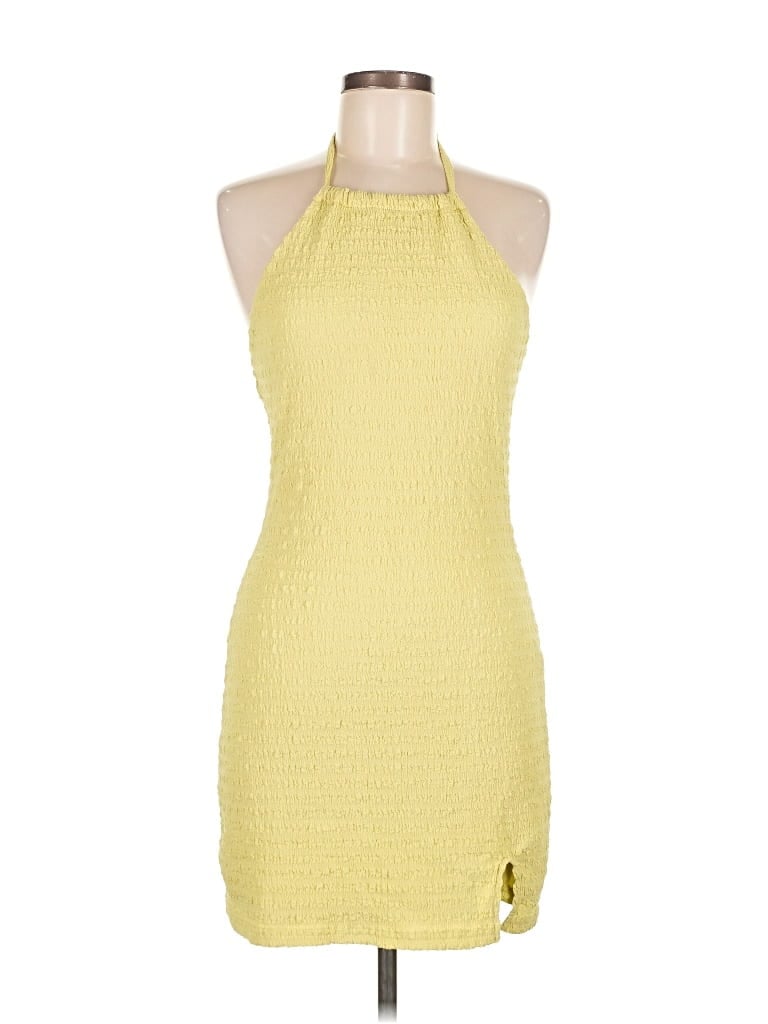 Pre-owned Le Lis Cocktail Dress In Yellow