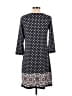 Max Studio Print Blue Casual Dress Size S - photo 2