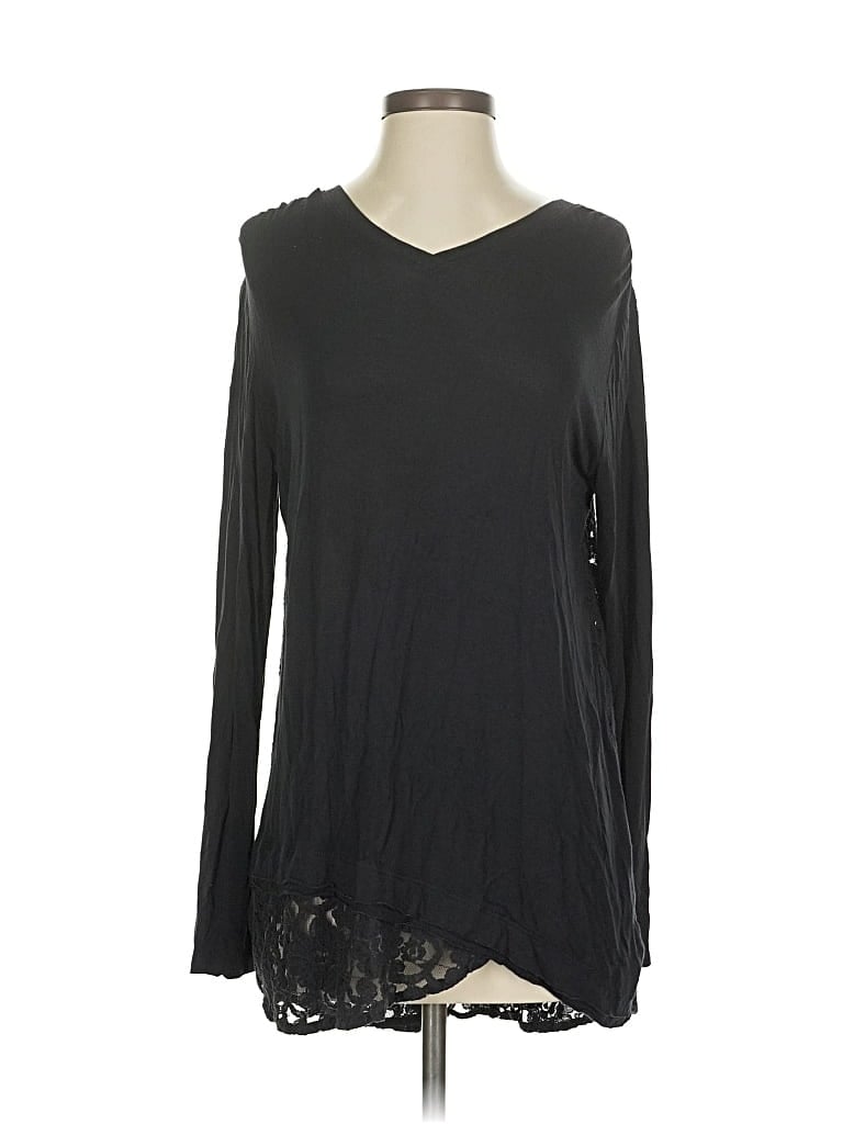 Pre-owned Single Long Sleeve T-shirt In Black