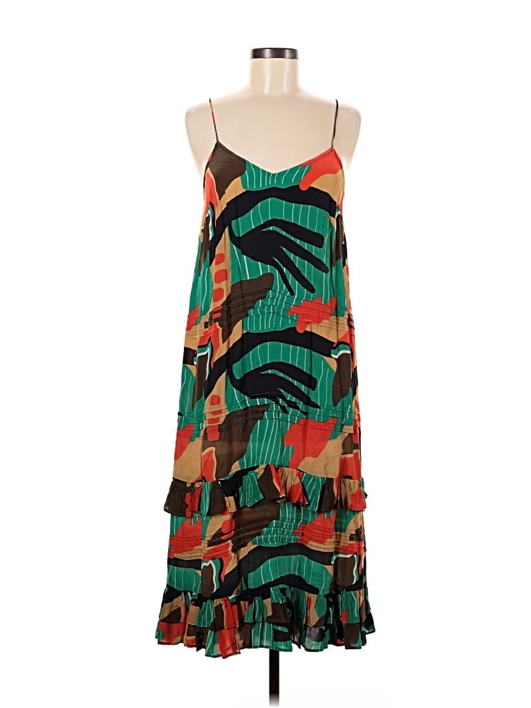 Pre-owned Dhruv Kapoor Casual Dress In Green