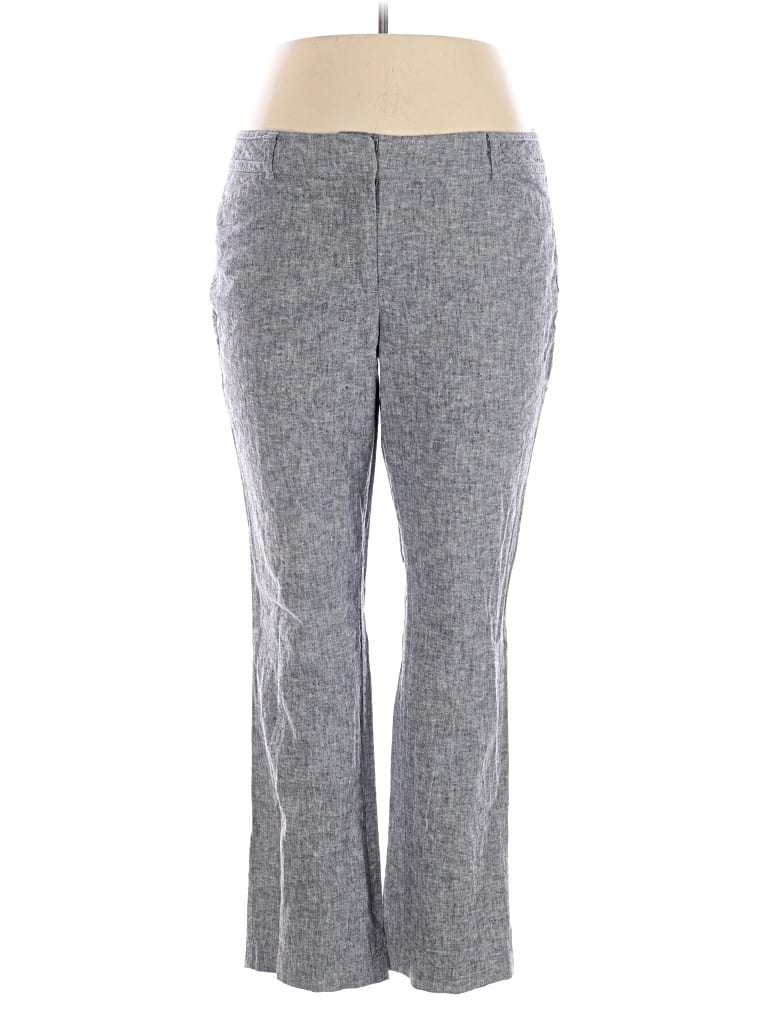 Pre-owned 7th Avenue Design Studio New York & Company Linen Pants In Gray