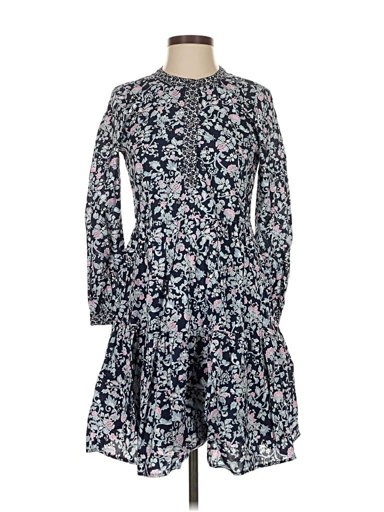 Pre-owned J.crew Factory Store Casual Dress In Blue