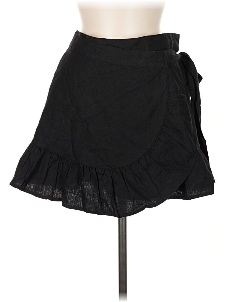 Pre-owned Aerie Casual Skirt In Black