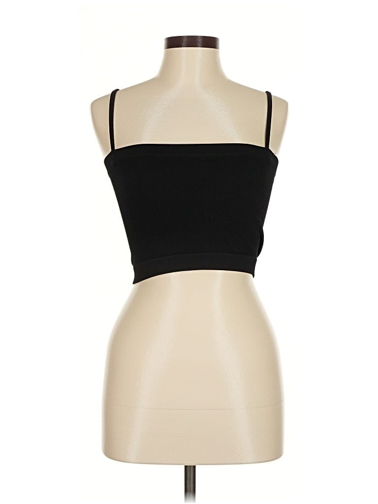 Pre-owned Out From Under Sleeveless Top Black Strapless Neckline Tops