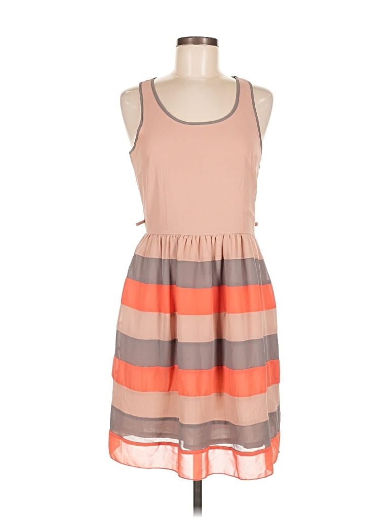 Pre-owned Maison Jules Casual Dress In Brown