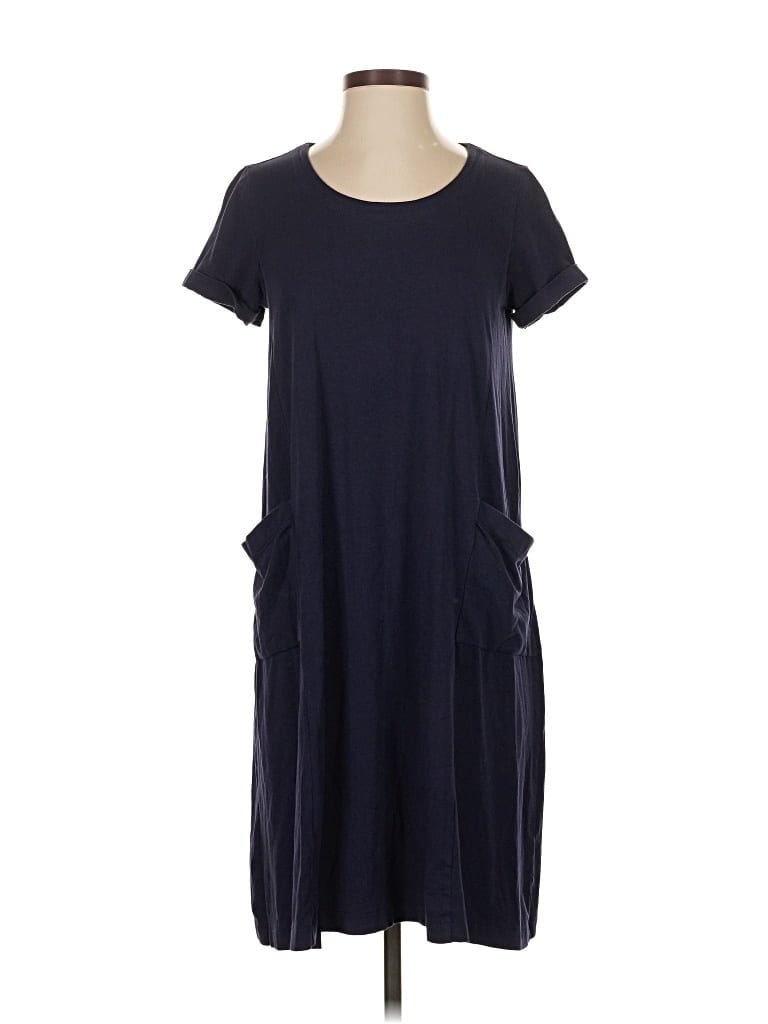 Pre-owned Jjill Casual Dress In Blue
