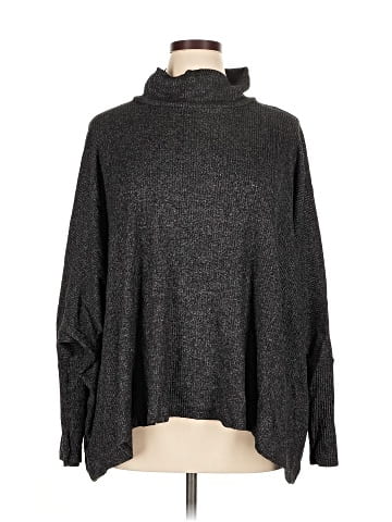 Self Contrast Turtleneck Sweater (view 1)