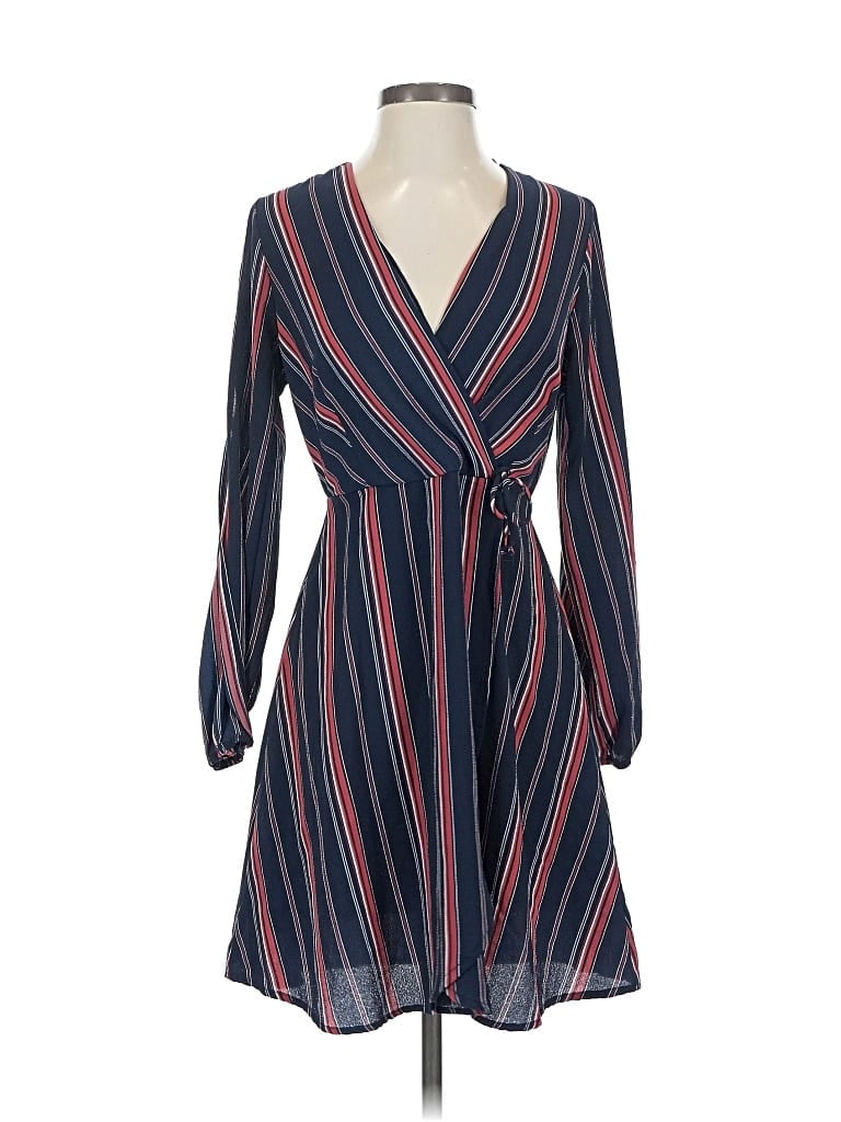 Pre-owned Monteau Casual Dress In Blue