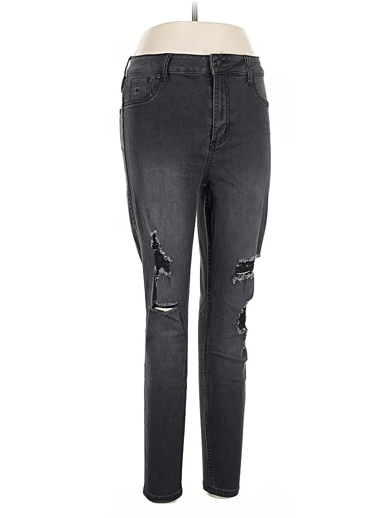 Pre-owned Assorted Brands Jeans In Gray