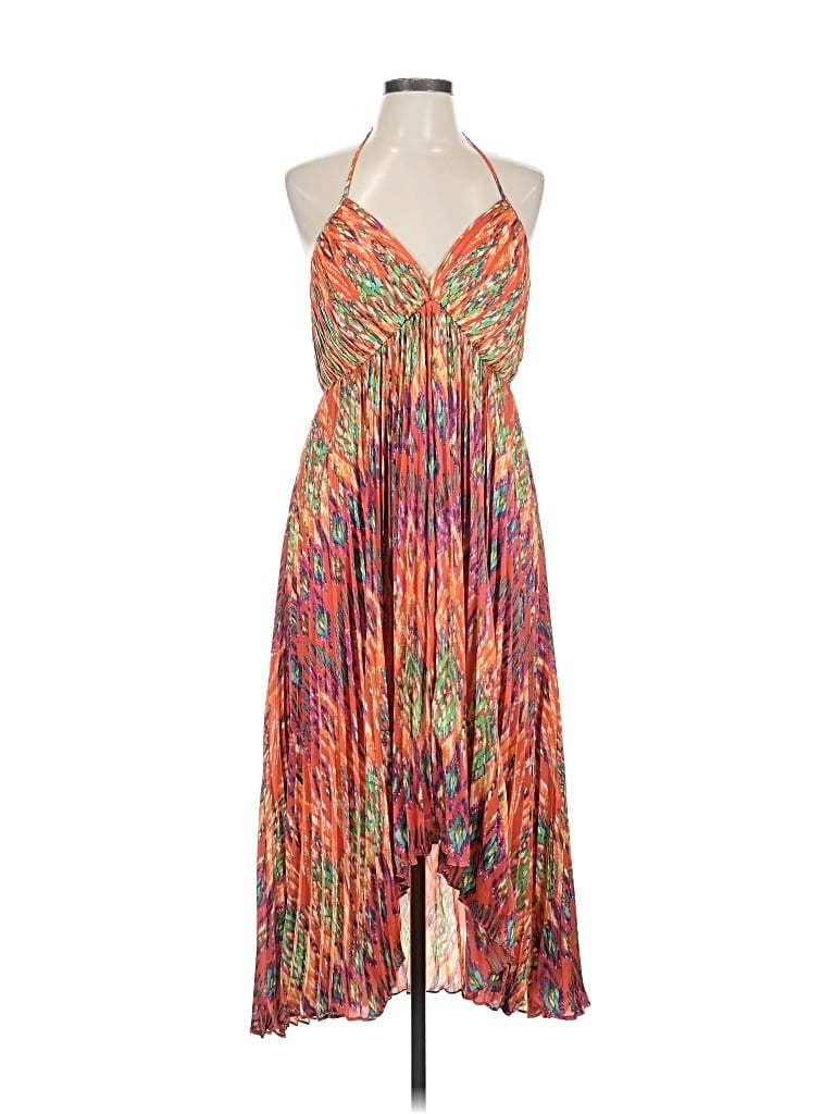 Pre-owned Laundry By Shelli Segal Cocktail Dress In Orange