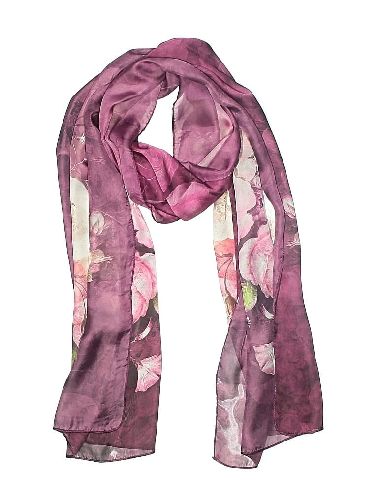 Pre-owned Unbranded Scarf In Purple