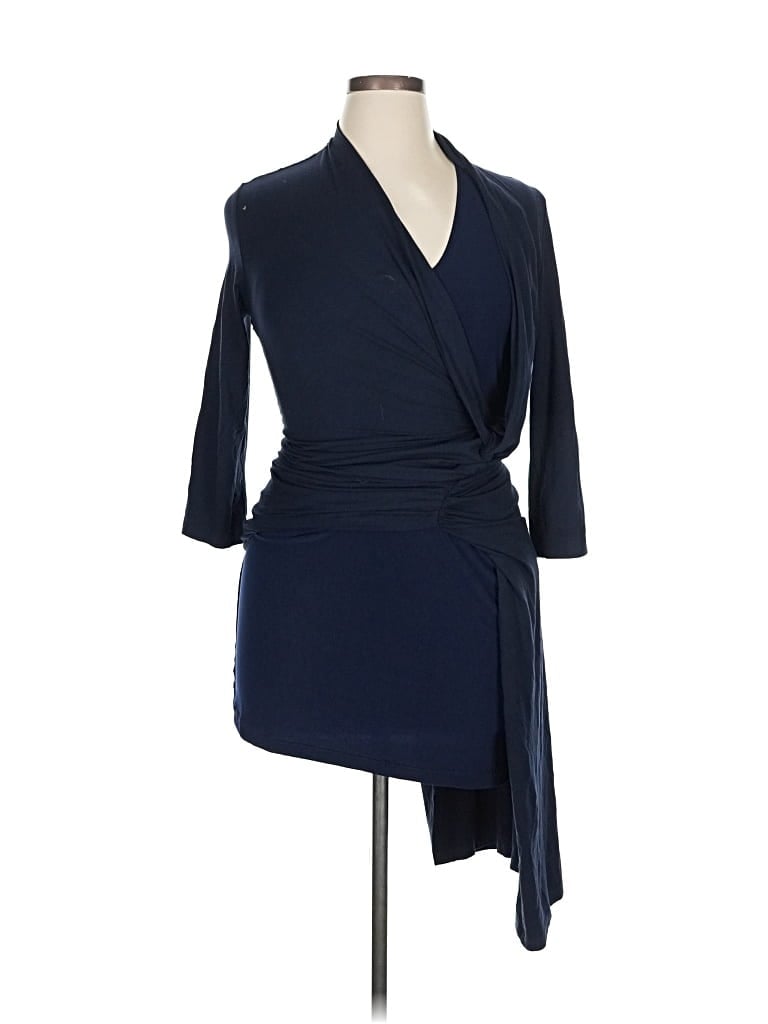 Pre-owned Mm. Lafleur Cocktail Dress In Blue
