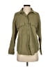 Zara Green Long Sleeve Button-Down Shirt Size XS - photo 1