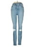 Good American Hearts Blue Jeans Size 0 - photo 1