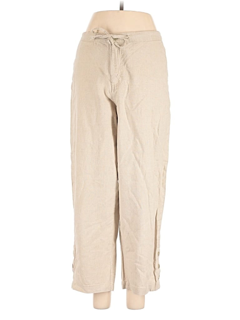 Pre-owned Columbia Linen Pants In Brown