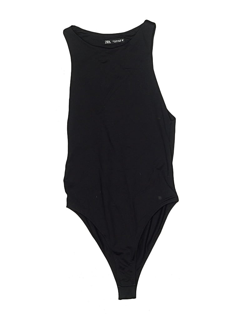 Pre-owned Zara Bodysuit In Black
