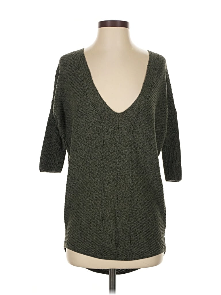 Pre-owned Express Pullover Sweater In Green