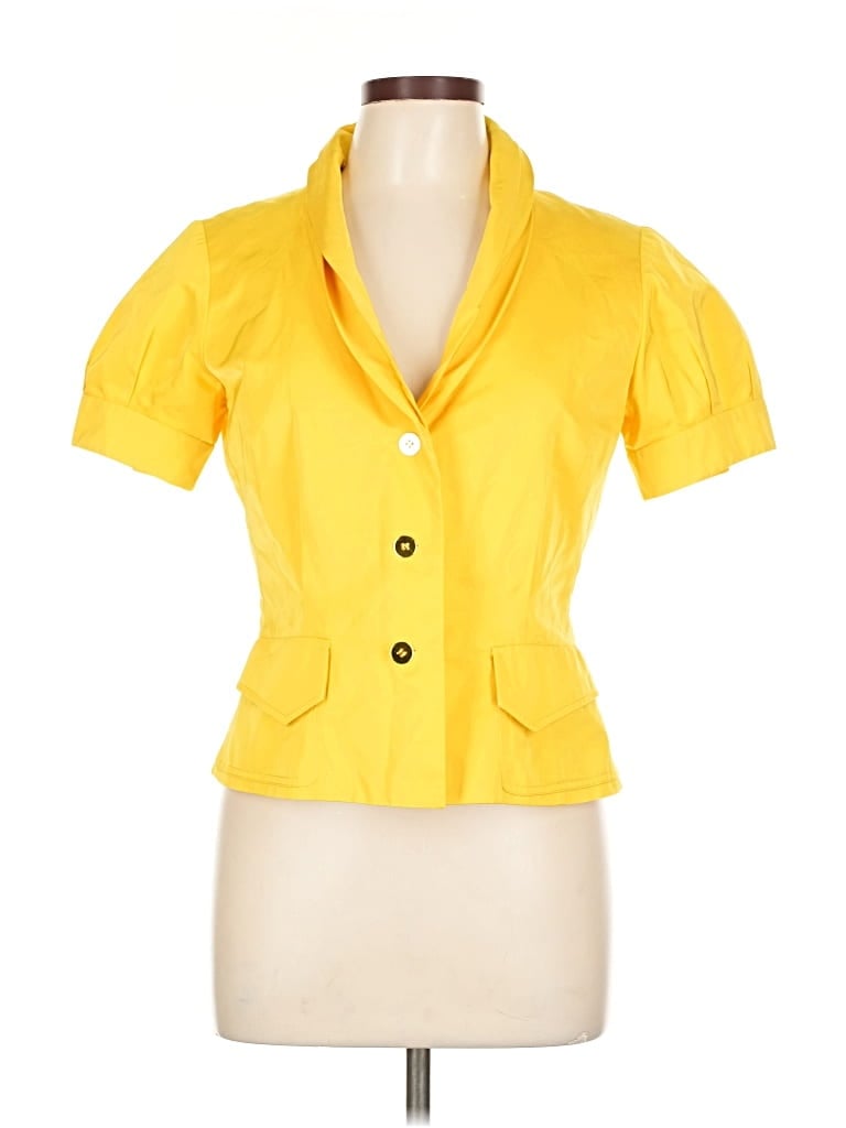 Pre-owned Lida Baday Blazer Jacket In Yellow
