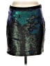 Sachin + Babi Metallic Teal Formal Skirt Size 4 - photo 1