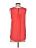 Pleione 100% Polyester Orange Sleeveless Blouse Size XS - photo 2