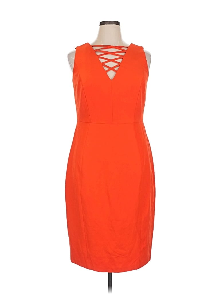 Pre-owned Melrose Cocktail Dress In Orange