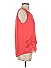 Pleione 100% Polyester Orange Sleeveless Blouse Size XS - photo 4