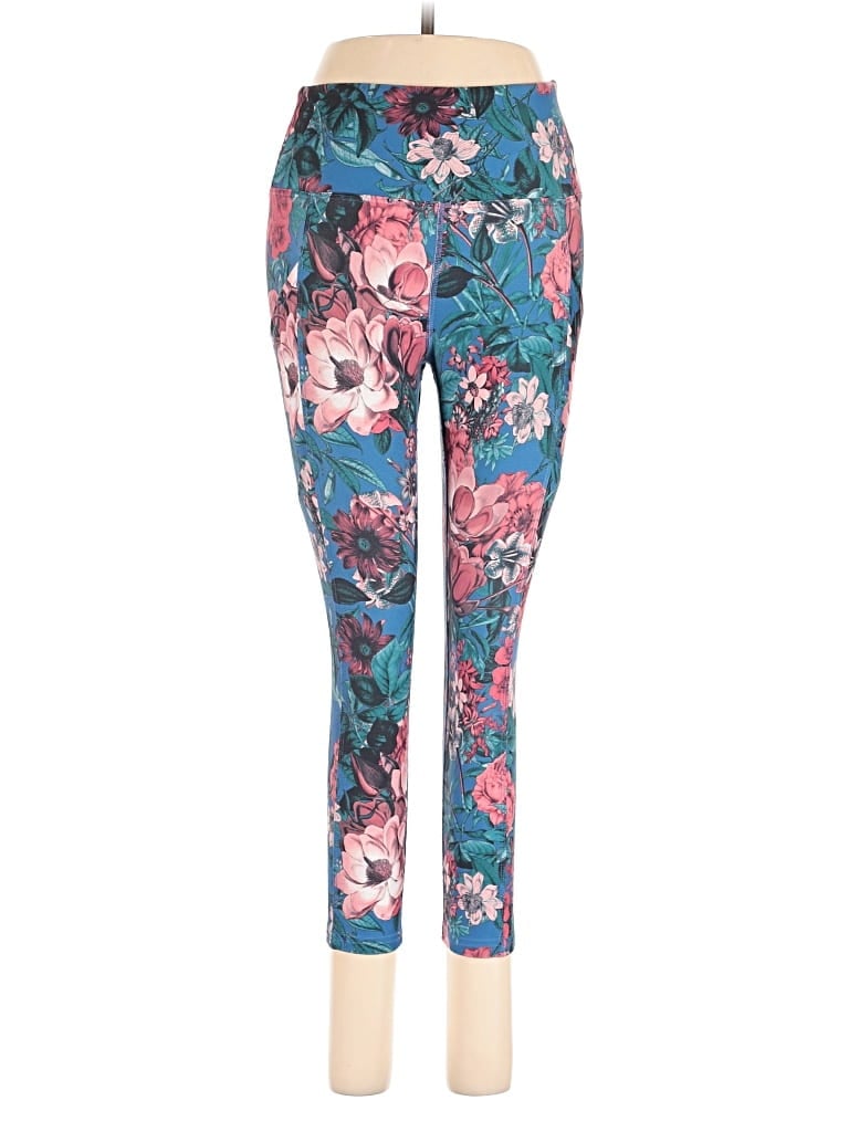 Pre-owned Marika Leggings In Blue