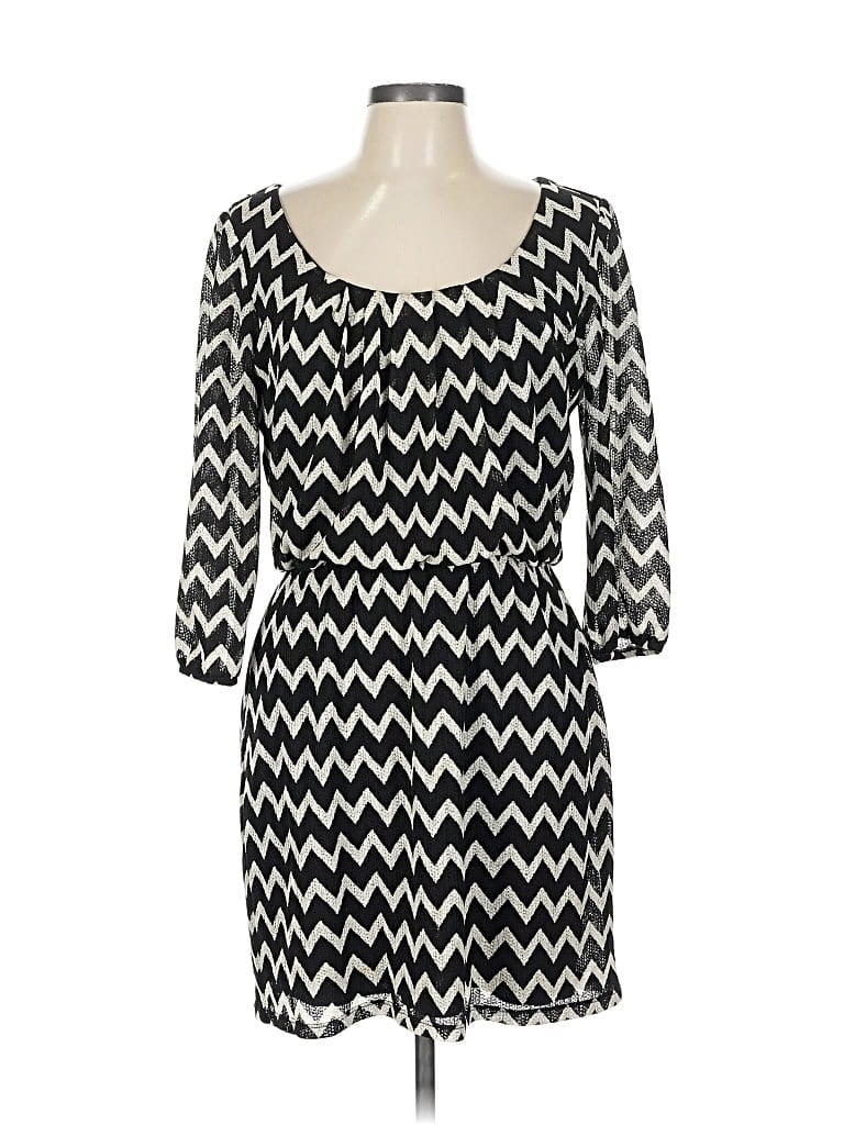 Pre-owned City Triangles Casual Dress In Black