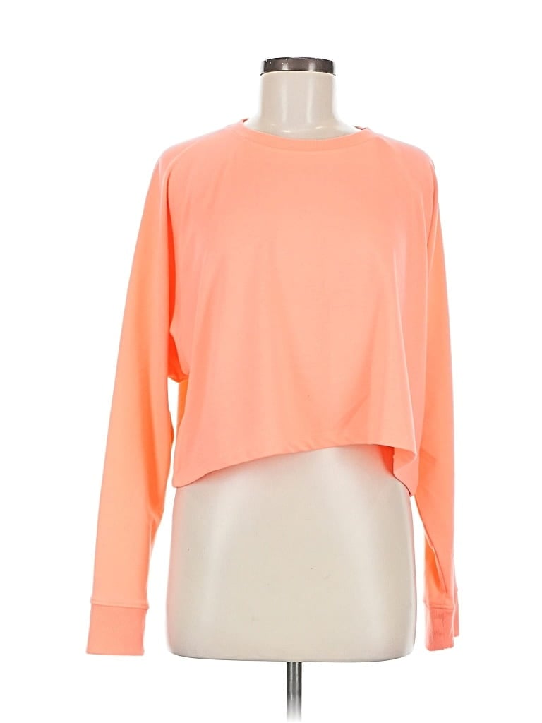 Pre-owned Dkny Sport Sweatshirt In Orange