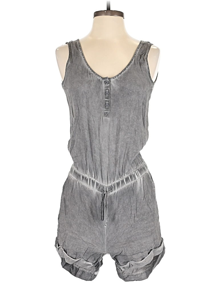 Pre-owned Cloth & Stone Romper In Gray
