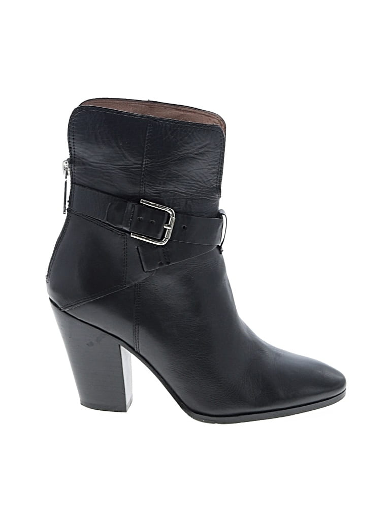 Pre-owned Donald J Pliner Ankle Boots In Black