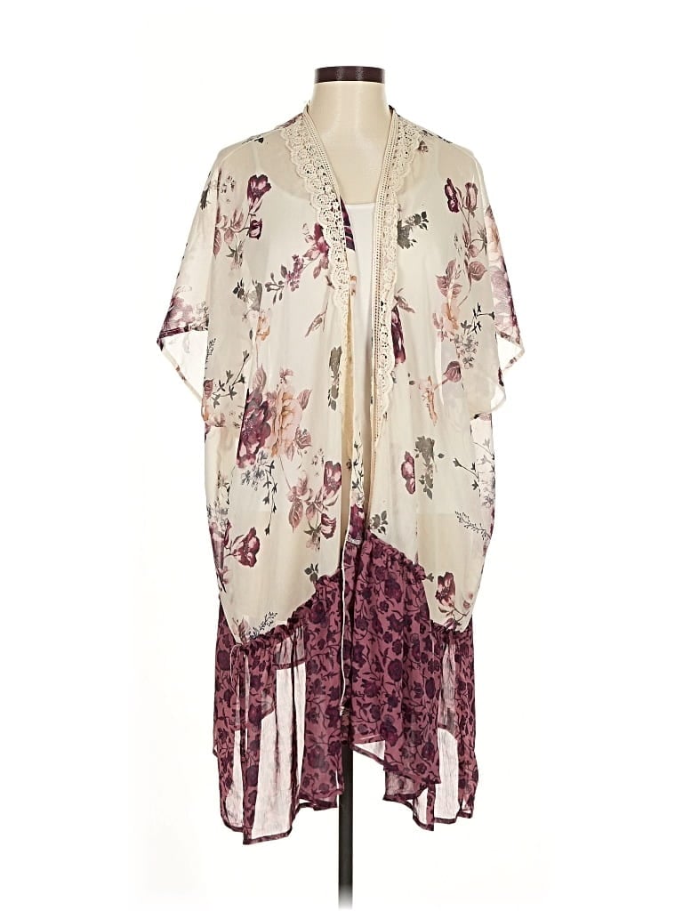 Pre-owned Jolt Kimono In White