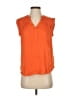 Maison d' Amelie 100% Polyester Orange Short Sleeve Blouse Size XS - photo 1