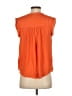 Maison d' Amelie 100% Polyester Orange Short Sleeve Blouse Size XS - photo 2