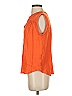 Maison d' Amelie 100% Polyester Orange Short Sleeve Blouse Size XS - photo 5