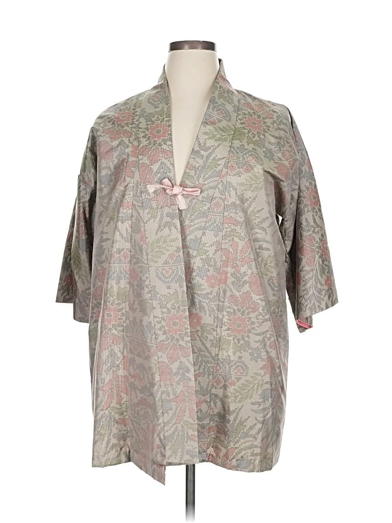 Pre-owned Assorted Brands Cardigan Sweater In Gray