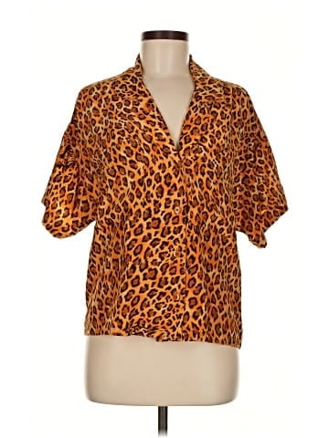 Linda Allard Ellen Tracy Short Sleeve Silk Top (view 1)