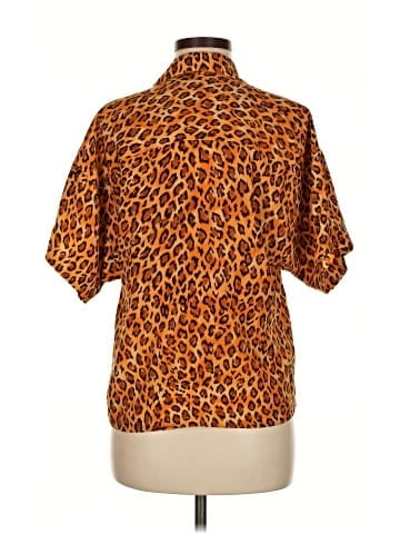 Linda Allard Ellen Tracy Short Sleeve Silk Top (view 2)