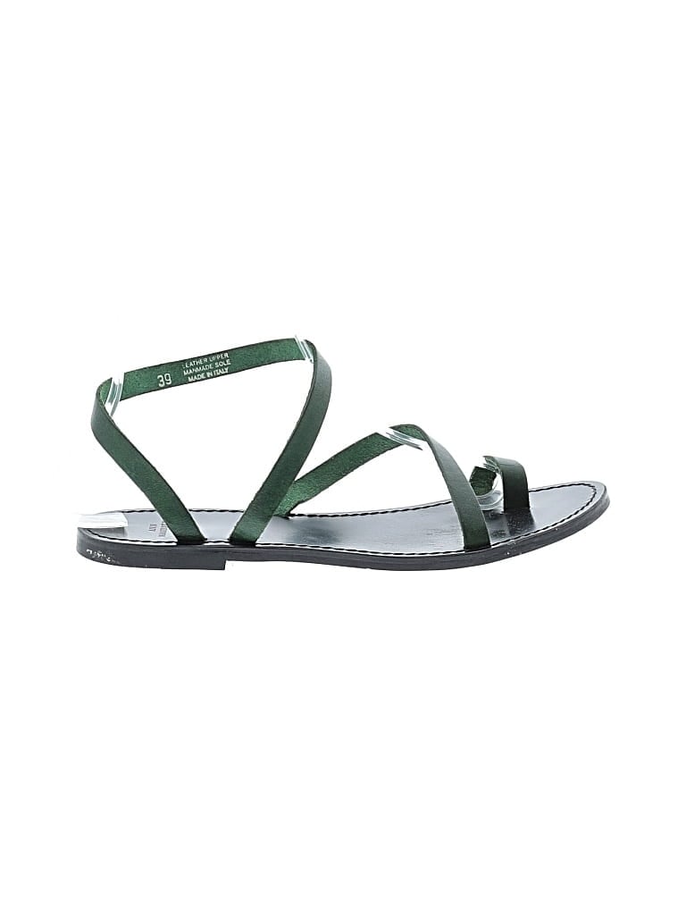 Pre-owned Ann Mashburn Sandals In Green