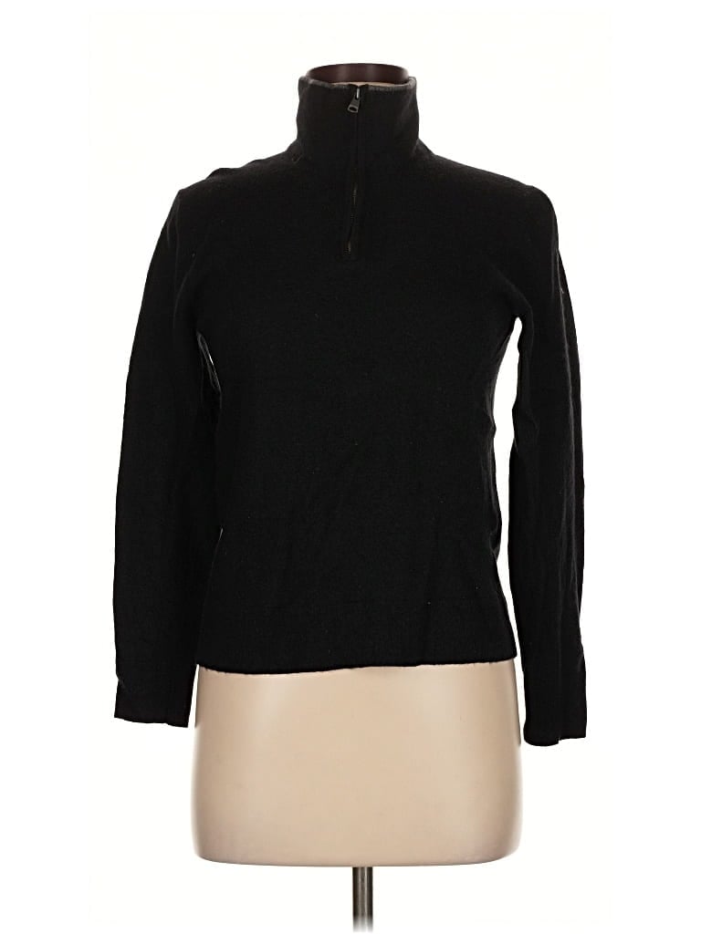 Pre-owned Banana Republic Turtleneck Sweater In Black