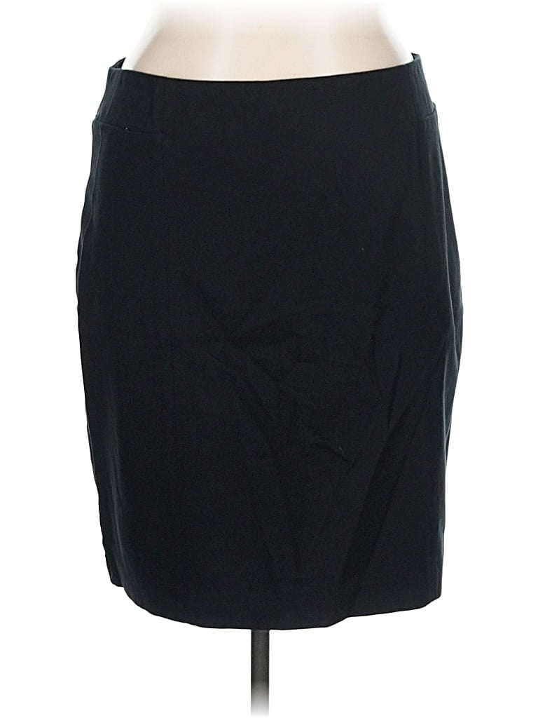 Pre-owned Jjill Casual Skirt In Black