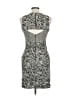 Nicole Miller Animal Print Gray Cocktail Dress Size 10 - photo 2